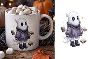 Pastel Halloween Clipart - 33 PNG, an Animal Illustration by InkyQueenArt (Thumbnail 4 of 8)