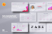 Neumorphic Business PowerPoint, a Presentation Template by Design Vault (Thumbnail 1 of 5)