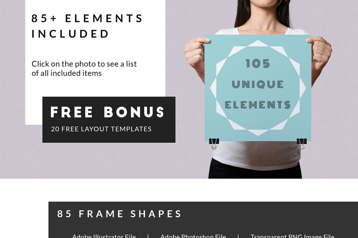 Geometric Frames Design Kit, an Object Graphic by Pixel Supplies (Photo 5 of 5)