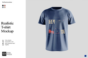 Realistic T-shirt Mockup