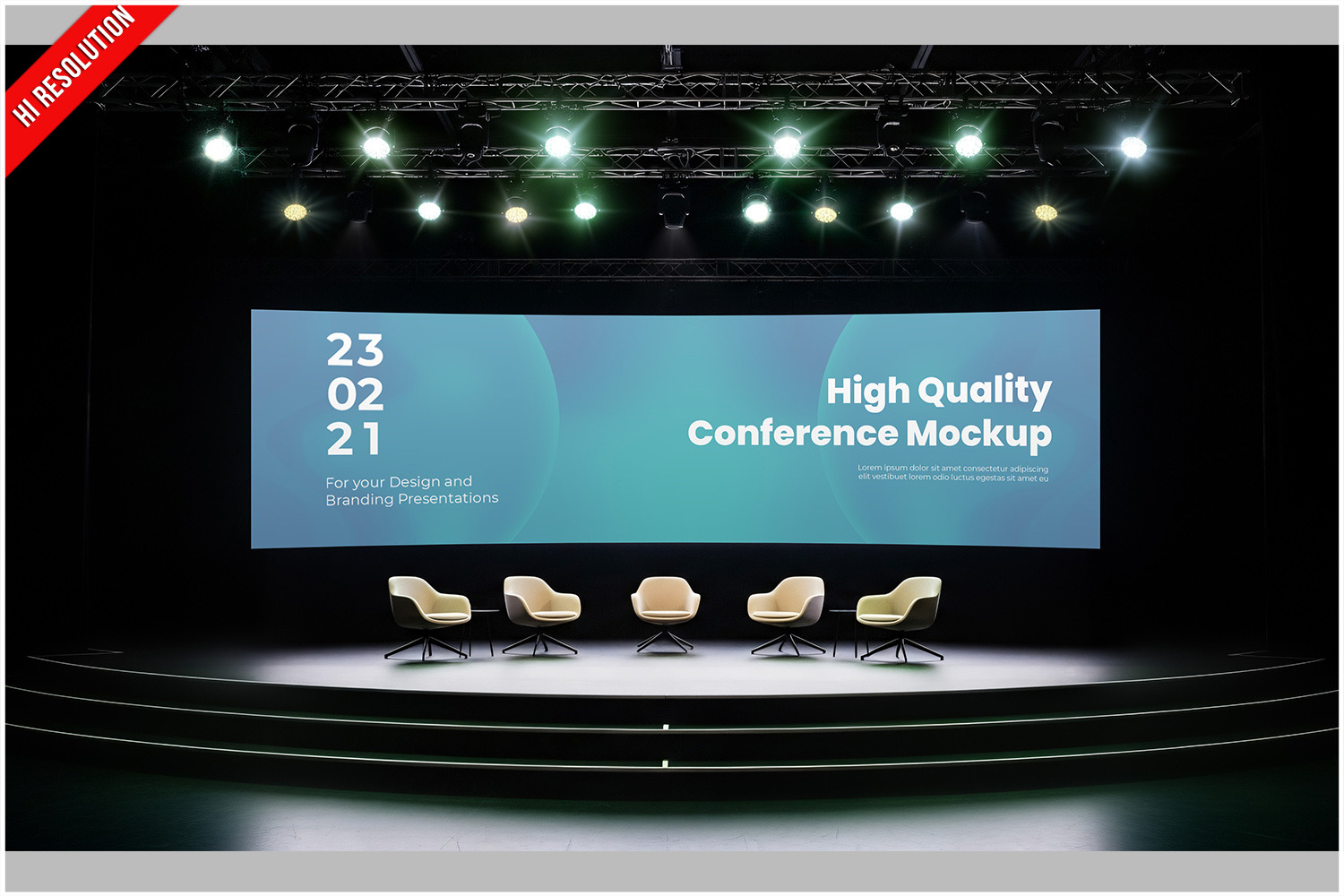 Conference Stage Production Mockup, a Product Mockup by Bruno's Shop