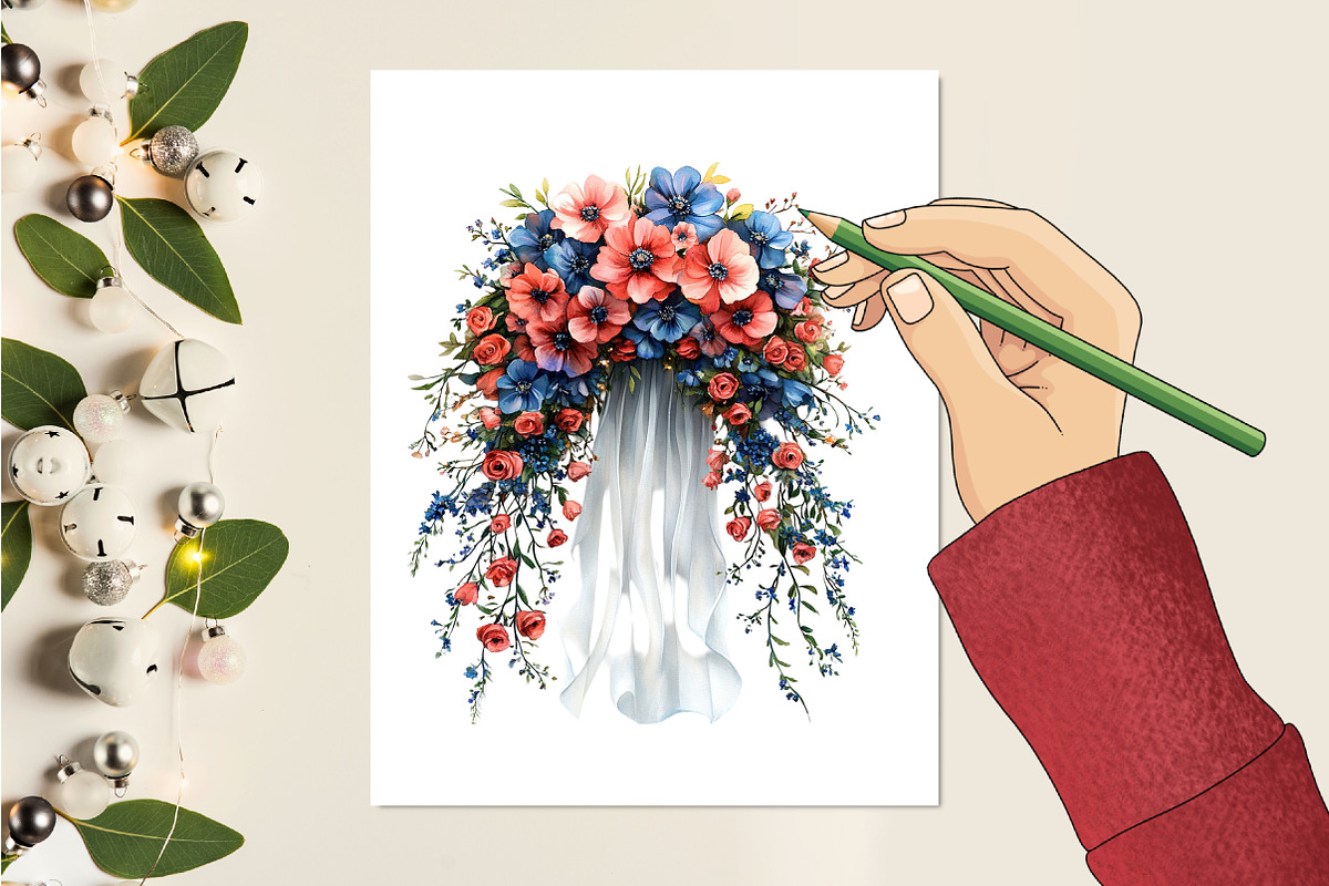 Bachelorette Watercolor Cliparts, an Illustration by RobertsArt (Photo 2 of 7)