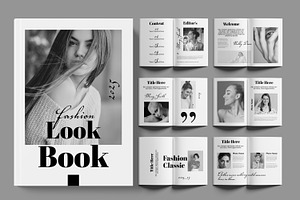 Look Book Template Layout, a Magazine Template by ContestDesign