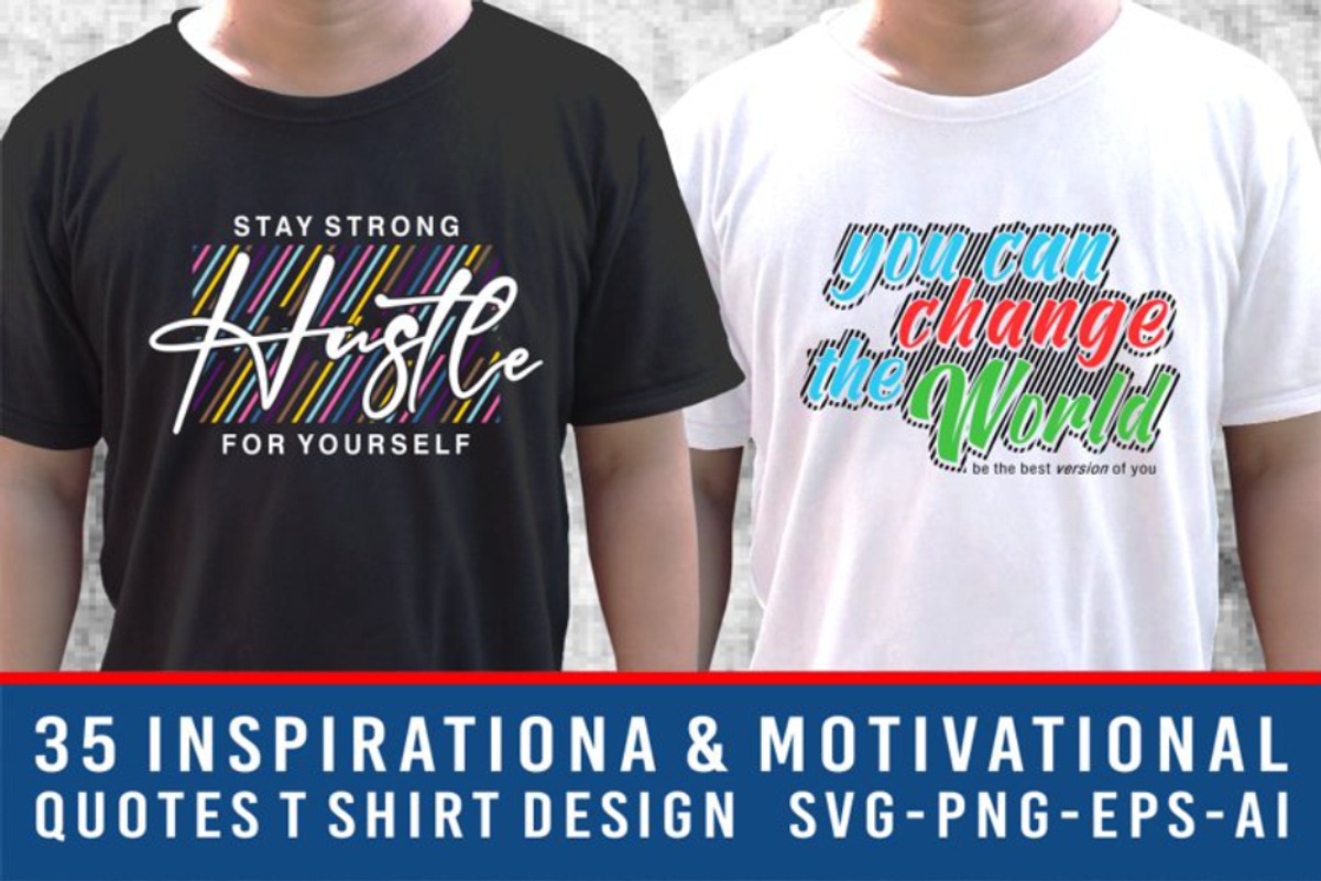 Quotes T shirt Design Bundle, a Graphic by D2PUTRI (Photo 16 of 17)