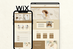 Wix Website Template Small Business, a Wix Template by Branding Babe Co.