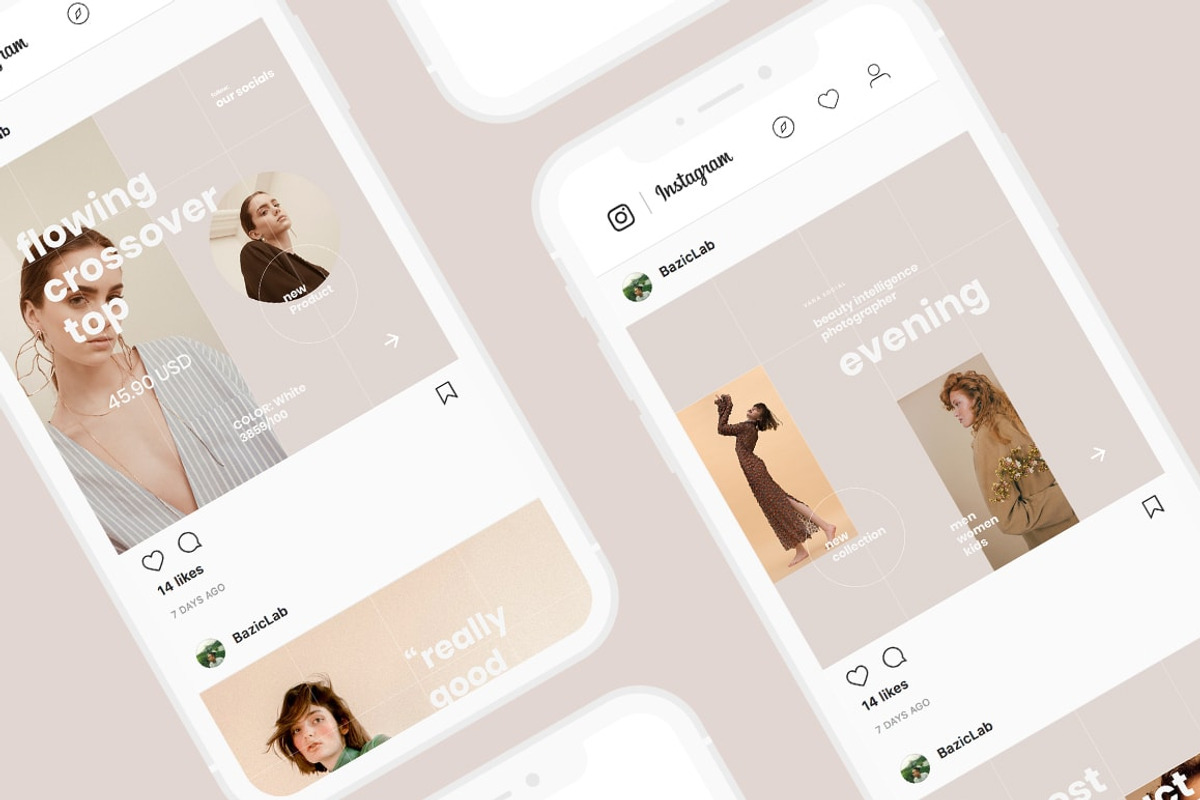 Vana Fashion Instagram Posts, a Social Media Template by CaDesign (Photo 4 of 5)