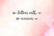 Arrow font, a Script Font by JuliaKJ (Thumbnail 1 of 5)