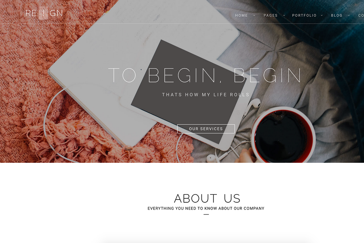 Reign Pro - Corporate Agency, a Bootstrap Template by Theme Wagon (Photo 5 of 13)