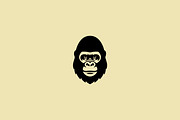 Gorilla logo collection, a Branding & Logo Template by Team_Ultra_Graphics (Thumbnail 5 of 9)
