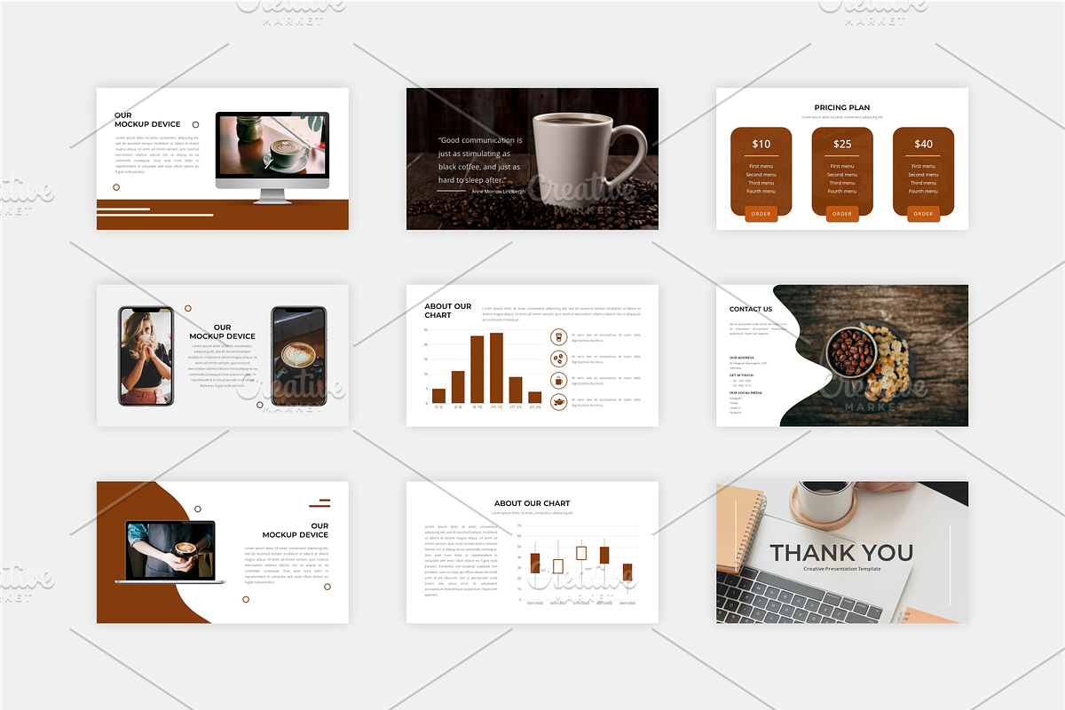 Coffee Drink Presentation Bundle, a Presentation Template by Artiveko (Photo 3 of 4)