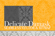 Vector|Bitmap Damask Seamless Tiles, a Pattern Graphic by Penina (Thumbnail 1 of 3)