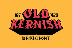 Old Kernish Font