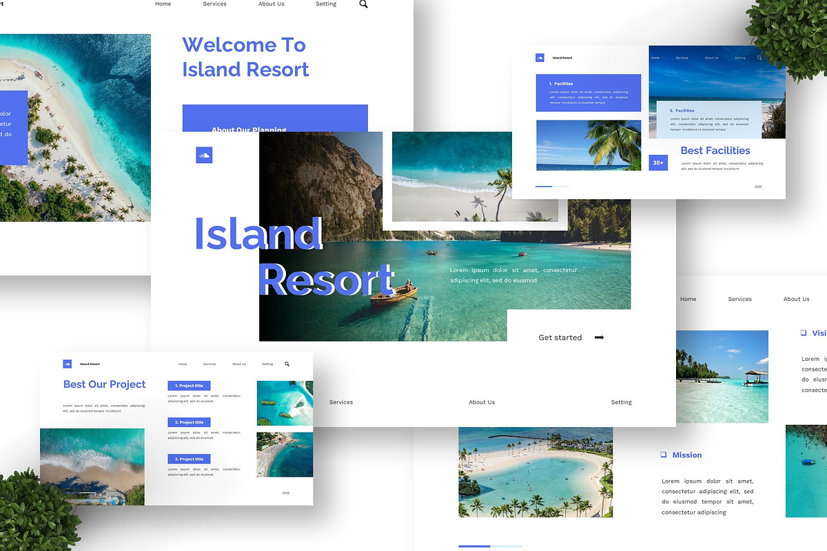 Island Resort - Travel Keynote preview 2