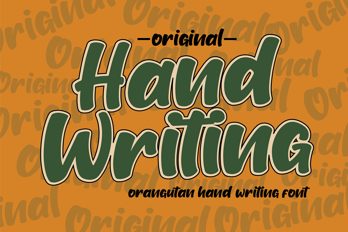 Orangutan, a Font by LetterStock (Photo 7 of 7)
