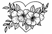Romantic Floral Heart Laser Cut, an Illustration by Designs_River (Thumbnail 9 of 10)