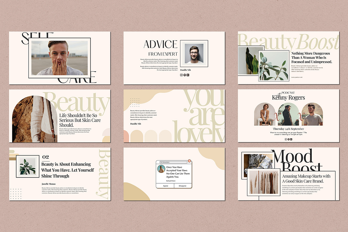 Insta Beauty Series Canva, a Social Media Template by Analogi Studio