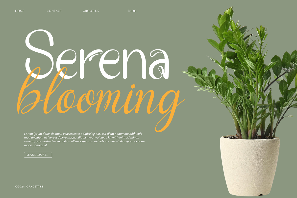 Verdant Botanika | Hand Drawn Script, a Handwritten Font by gracetype_studio (Photo 4 of 12)