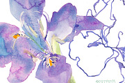 Shades of Blue-watercolorBundle, an Illustration by watercolorwild.graphics (Thumbnail 10 of 11)