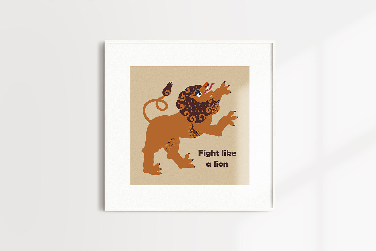 Oriental Folk clipart and patterns, an Animal Illustration by Paper Cherry (Photo 16 of 18)