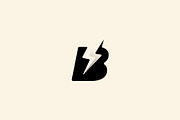 letter B Bolt Logo Vector Design, a Branding & Logo Template by Vectoryzen (Thumbnail 1 of 2)
