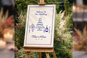 Wedding Welcome Sign Canva bd003, a Poster Template by TyphoonStudio (Thumbnail 4 of 9)