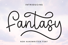 Fantasy | Script Font