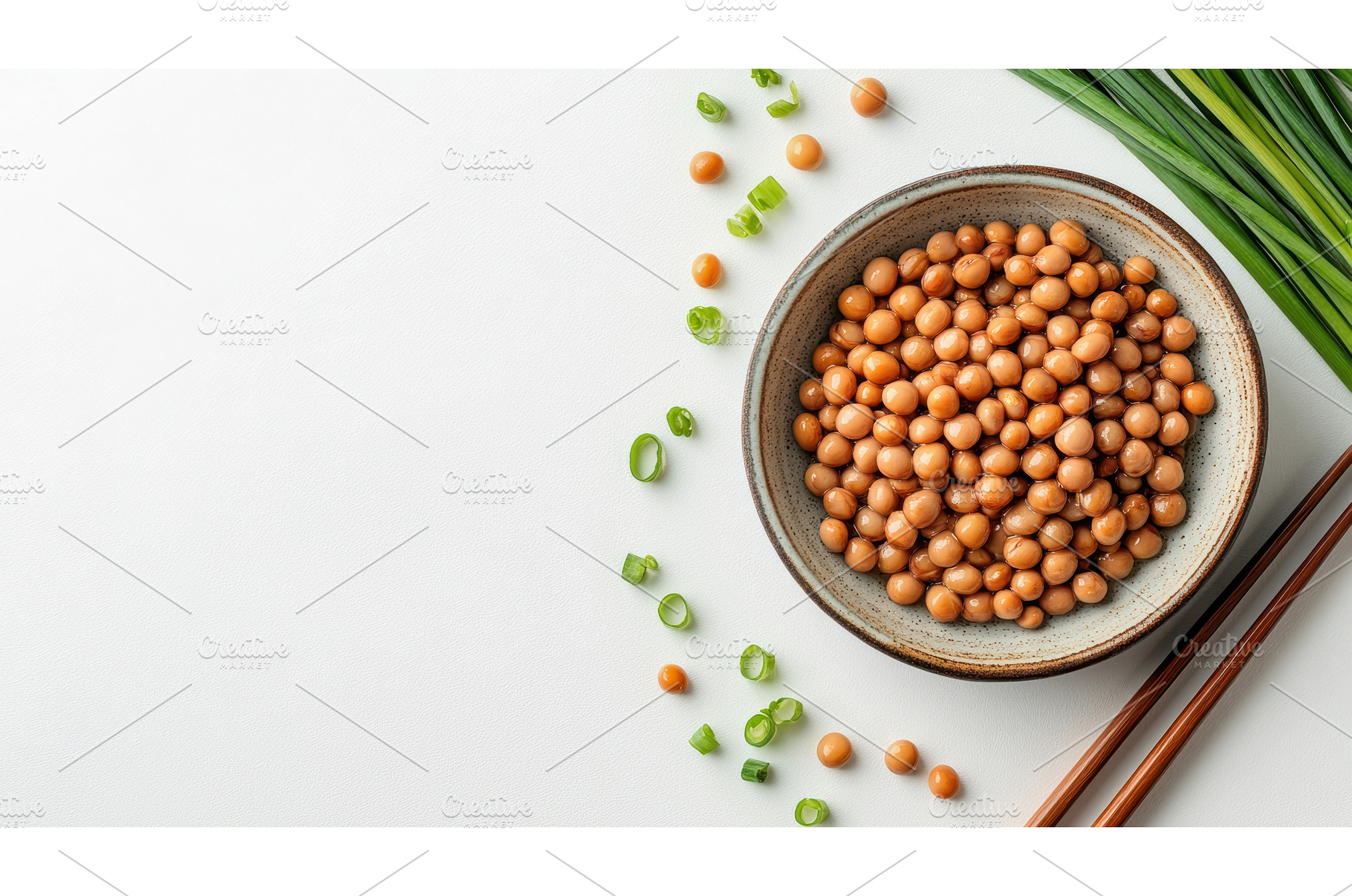 Healthy Fermented Soybeans in a Bowl, a Photo by Rodica Ciorba