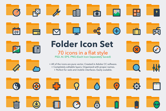 Folder Icon Set