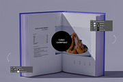 Realistic Book Mockups, a Print Template by Juliya Eva (Thumbnail 4 of 14)