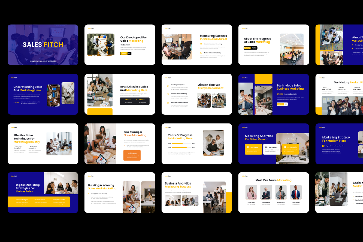 Sales Pitch Deck Presentation preview 2