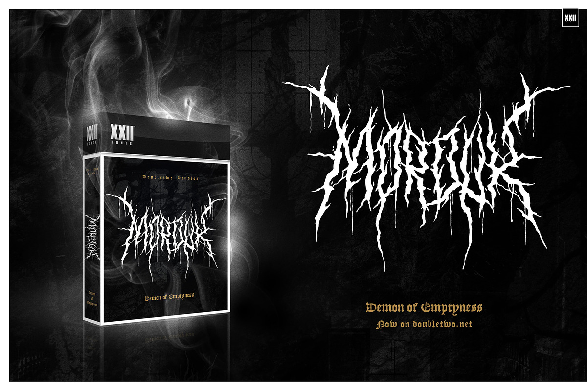 XXII Morduk, a Font by Doubletwo Studios (Photo 11 of 11)