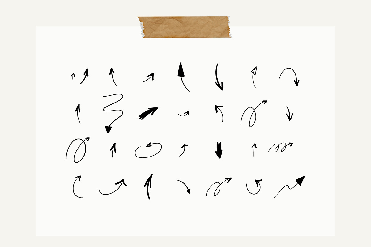ARROWS. SVG and PNG included., an Object Graphic by Sentimental postman (Photo 3 of 6)