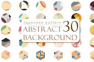 Abstract Elements In Japanese Style