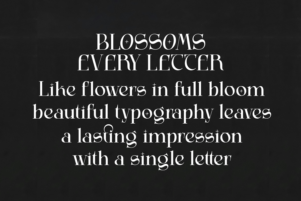 Lumiflora — Elegant Display Serif, a Serif Font by Claymoon Lab (Photo 5 of 7)
