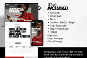 Showit Marketing Agency Website Red, an App Template by Digital&Chic (Thumbnail 4 of 8)