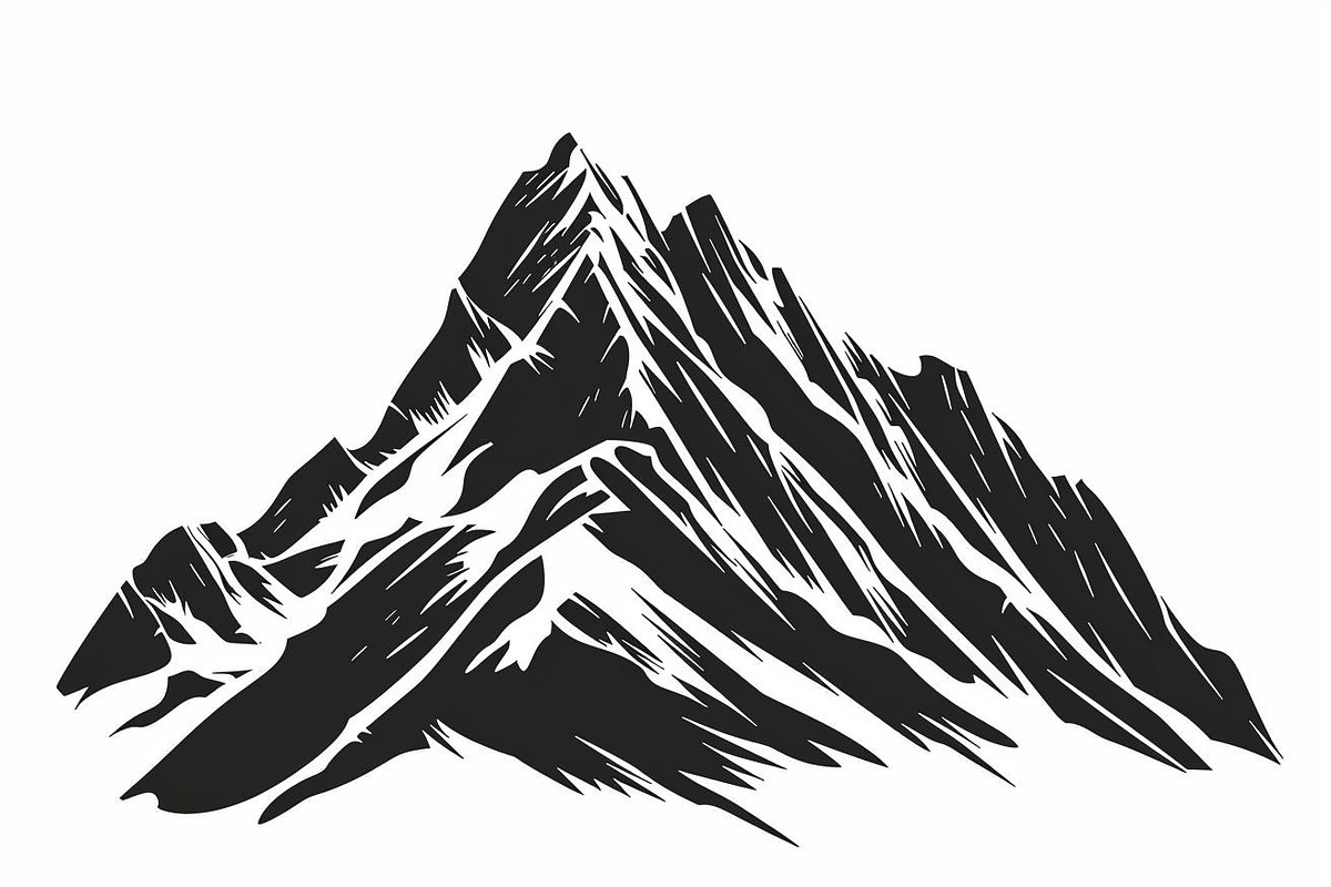 Mountain Tree Silhouette Bundle, an Object Graphic by balal (Photo 8 of 11)