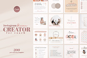 Instagram Bundle CANVA PS, a Social Media Template by goodesign (Thumbnail 3 of 12)