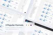 Boxboard Dashboard Ui Kit, an UI Kit Template by Uiscore Marketplace (Thumbnail 5 of 6)