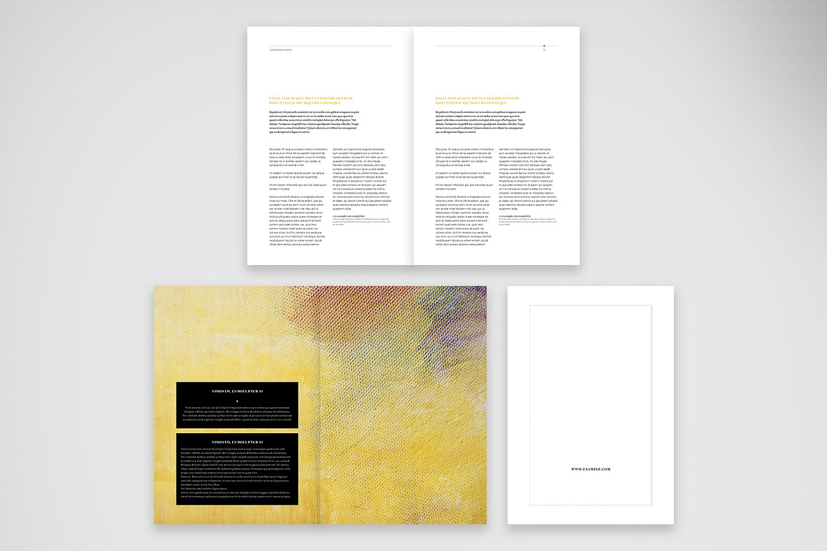 Modern Annual Review Layout