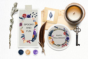 Watercolor Gothic Halloween, a Decorative Illustration by Elena Dorosh (Thumbnail 2 of 12)