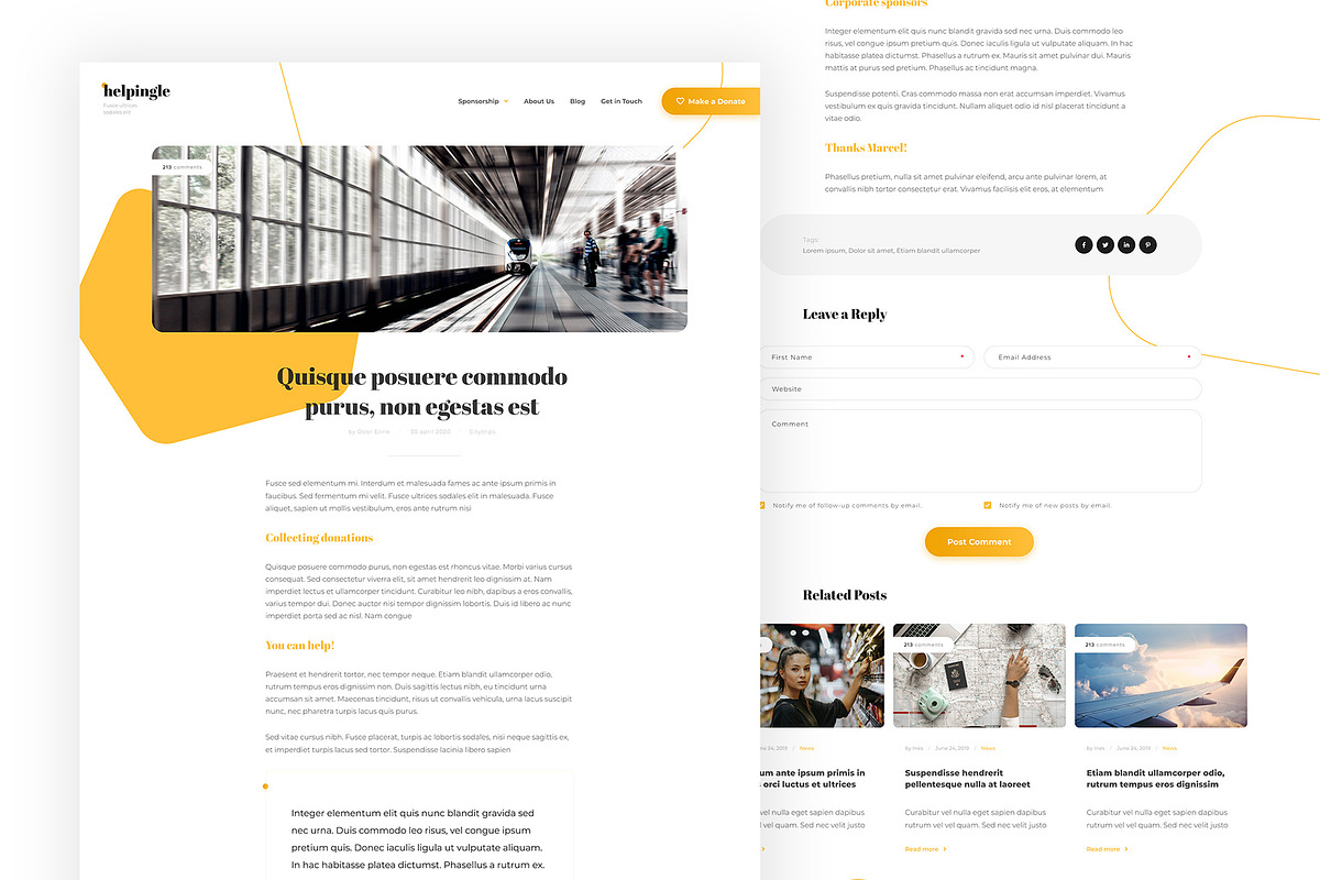 Charity Figma UI Template, an UI Kit Template by FreshPixels (Photo 5 of 7)