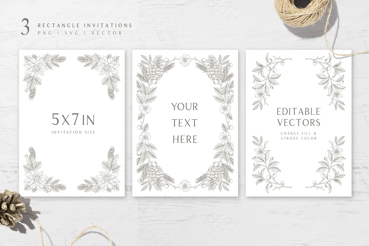Woodland Wonders: 2 in 1 Graphic Set, a Decorative Illustration by rouxsupplyco (Photo 13 of 32)