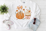 Cute Autumn Cupcake & Pumpkin PNG, an Illustration by Craft Nest (Thumbnail 6 of 6)