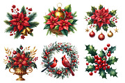 Cute Christmas Clipart, an Illustration by Designworld (Thumbnail 2 of 5)