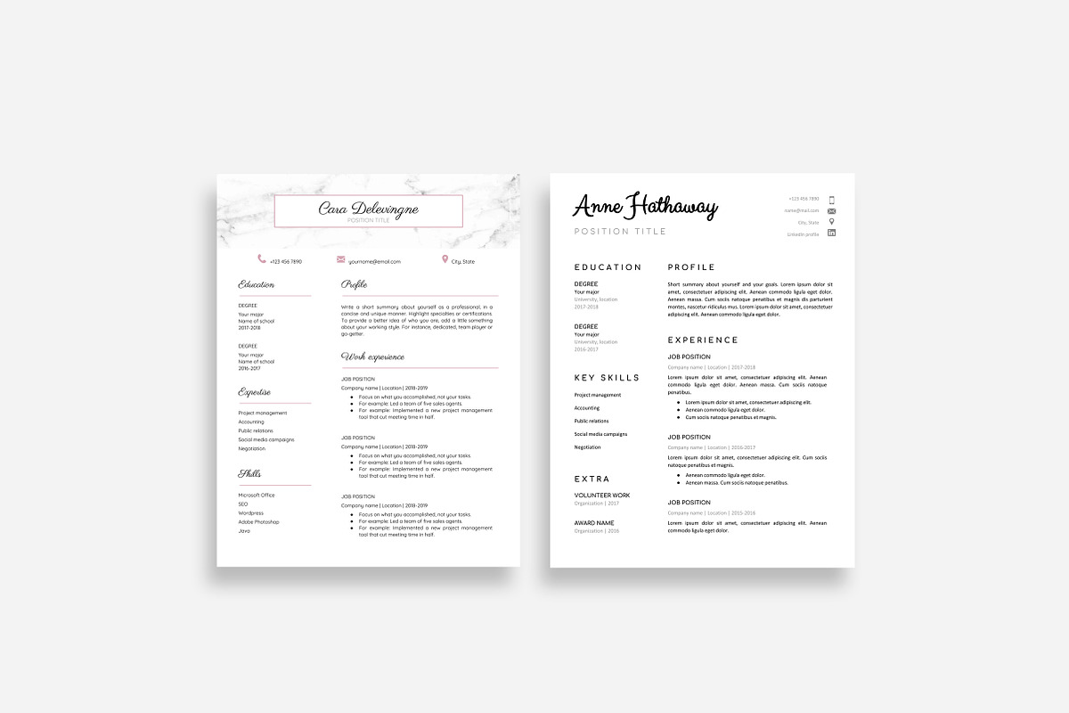 Resume Template Google Docs 10x, a Resume Template by DesignStudioTeti (Photo 2 of 10)