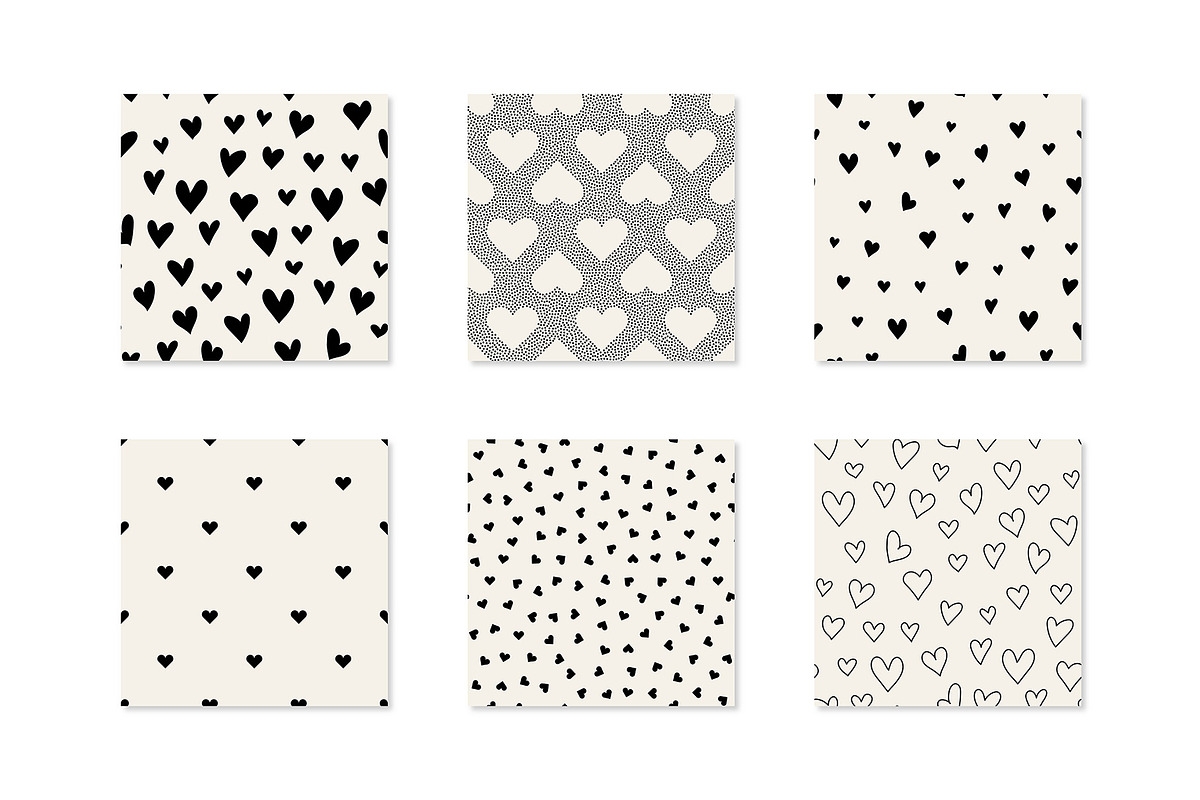 Valentine's Seamless Patterns Bundle, a Pattern Graphic by Curly_Pat (Photo 2 of 6)