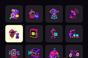 75 Artificial Intelligence Pack, a Duotone Icon by Creative Stall (Thumbnail 10 of 10)