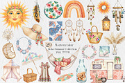 Boho Summer Collection, an Illustration by Creative Art (Thumbnail 1 of 9)