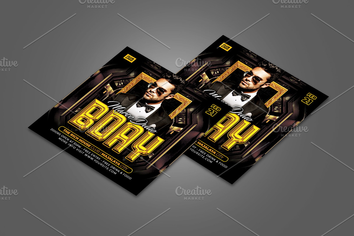 Birthday Flyer, a Flyer Template by AyumaDesign (Photo 2 of 4)