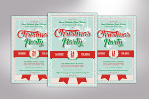 Christmas Party Flyer Word V1